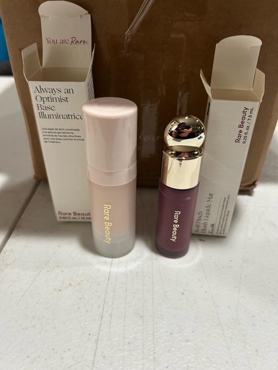 Rare Beauty Other - Rare Beauty Illuminating Primer & Faith Liquid Lip Stain Duo